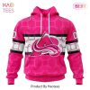 BEST NHL Colorado Avalanche Specialized Design In Classic Style With Paisley! IN OCTOBER WE WEAR PINK BREAST CANCER 3D Hoodie