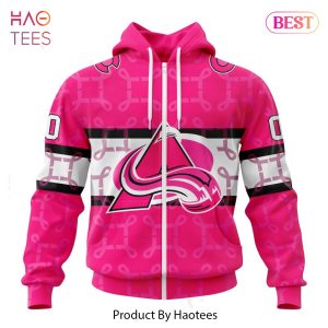 BEST NHL Colorado Avalanche Specialized Design I Pink I Can! IN OCTOBER WE WEAR PINK BREAST CANCER 3D Hoodie