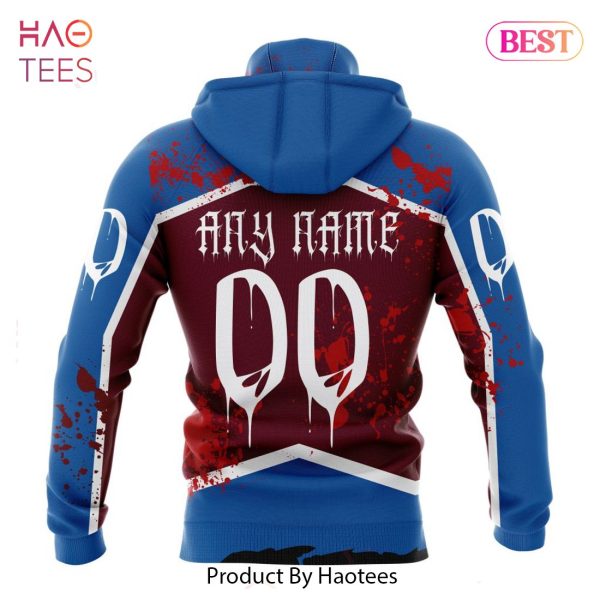 BEST NHL Colorado Avalanche Specialized Design Jersey With Your Ribs For Halloween 3D Hoodie