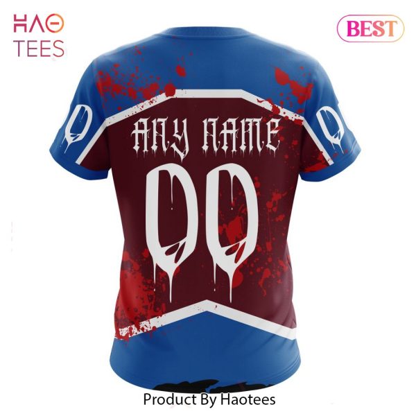 BEST NHL Colorado Avalanche Specialized Design Jersey With Your Ribs For Halloween 3D Hoodie