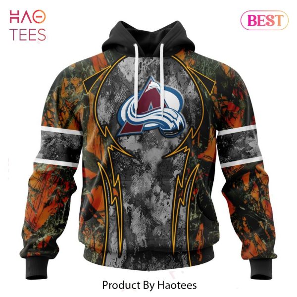 BEST NHL Colorado Avalanche Specialized Design Wih Camo Concepts For Hungting In Forest 3D Hoodie