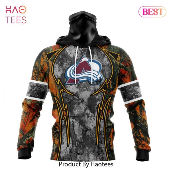 BEST NHL Colorado Avalanche Specialized Design Wih Camo Concepts For Hungting In Forest 3D Hoodie