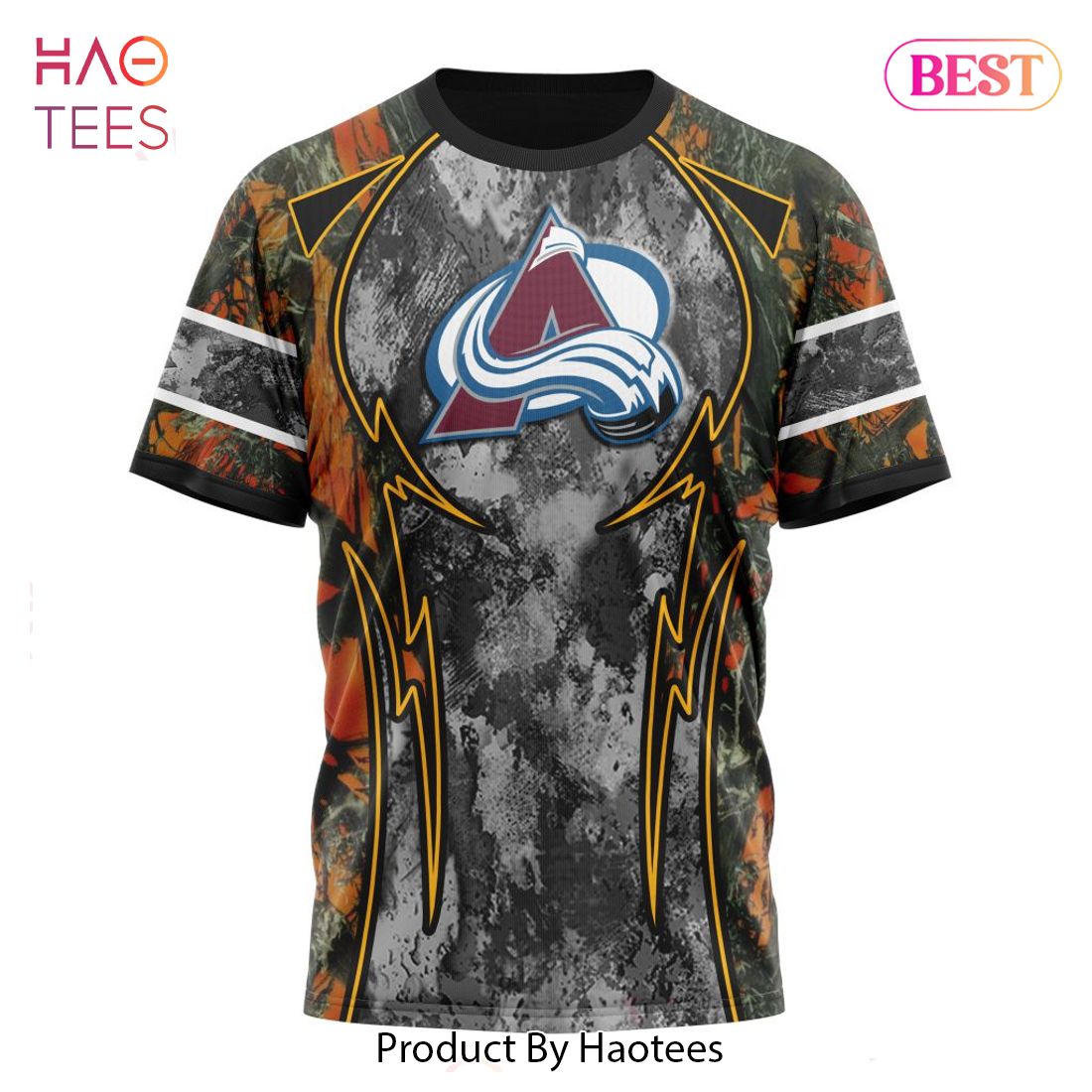 BEST NHL Colorado Avalanche Specialized Design Wih Camo Concepts For  Hungting In Forest 3D Hoodie