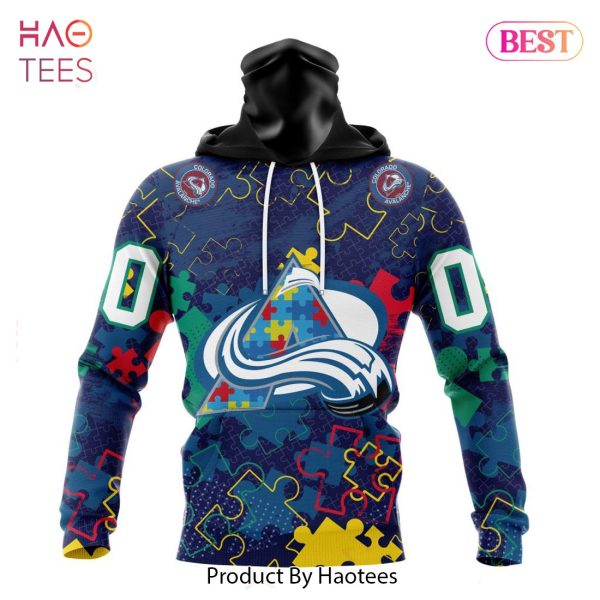 BEST NHL Colorado Avalanche Specialized Fearless Aganst Autism 3D Hoodie
