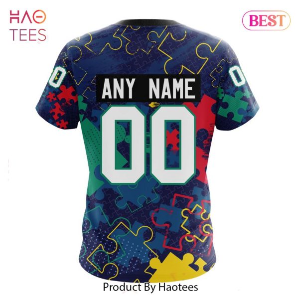 BEST NHL Colorado Avalanche Specialized Fearless Aganst Autism 3D Hoodie