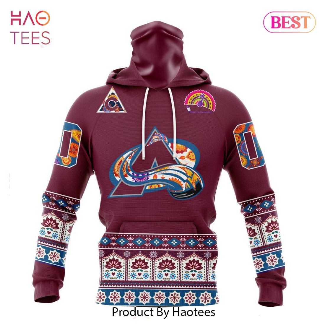 BEST NHL Colorado Avalanche Specialized Jersey Hockey For All Diwali Festival 3D Hoodie BEST NHL Colorado Avalanche Specialized Jersey Hockey For All Diwali Festival 3D Hoodie