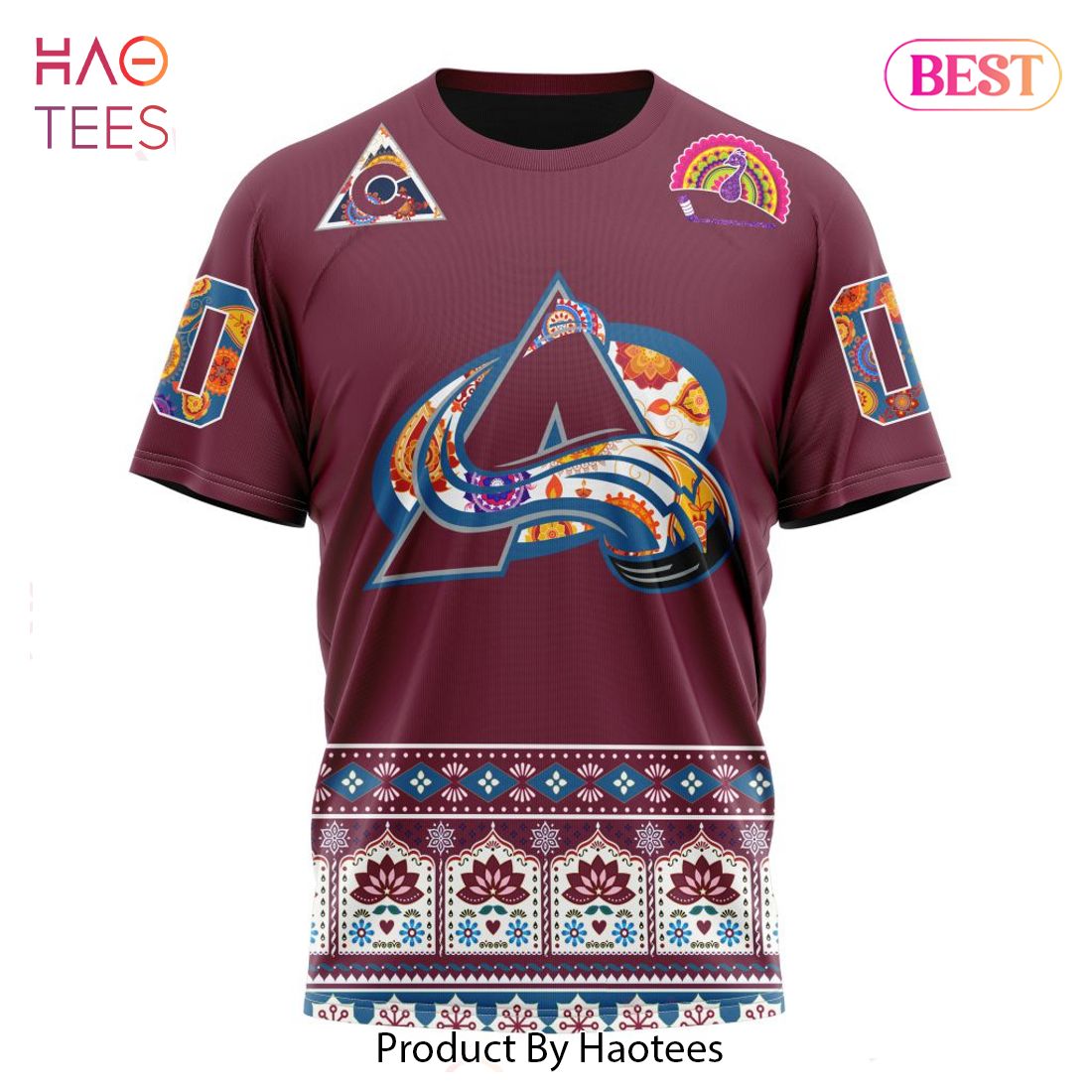 BEST NHL Colorado Avalanche Specialized Jersey Hockey For All Diwali Festival 3D Hoodie BEST NHL Colorado Avalanche Specialized Jersey Hockey For All Diwali Festival 3D Hoodie
