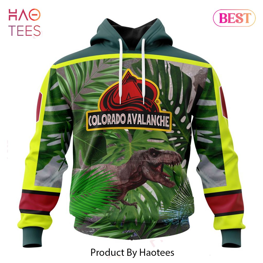 BEST NHL Colorado Avalanche Specialized Jersey Hockey For Jurassic World 3D Hoodie