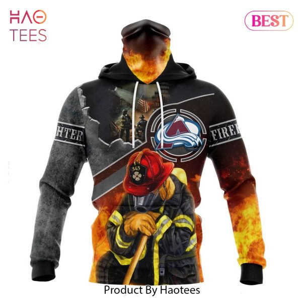 BEST NHL Colorado Avalanche Specialized Kits To Honor FireFighter In Patriot Day We Will Never Forget 3D Hoodie
