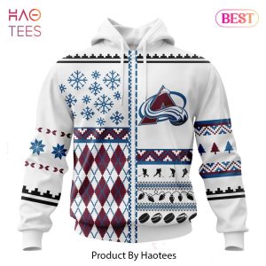 BEST NHL Colorado Avalanche Specialized Unisex Christmas Is Coming V01 3D Hoodie