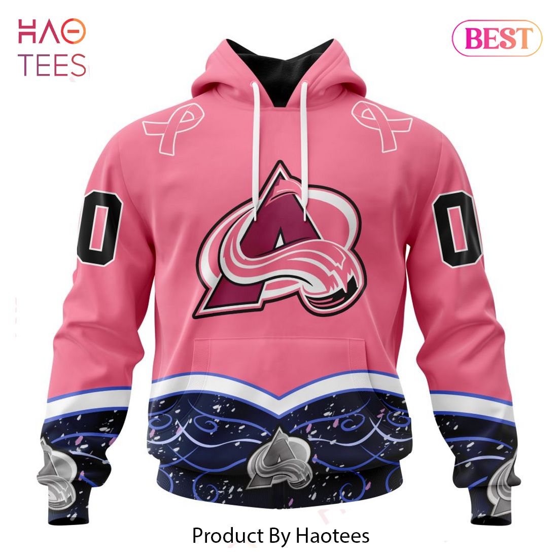 BEST NHL Colorado Avalanche Specialized Unisex For Hockey Fights Cancer 3D Hoodie