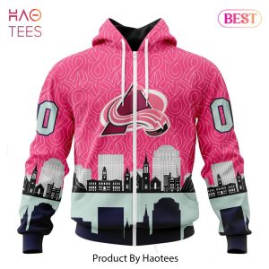 BEST NHL Colorado Avalanche Specialized Unisex Kits Hockey Fights Against Cancer 3D Hoodie