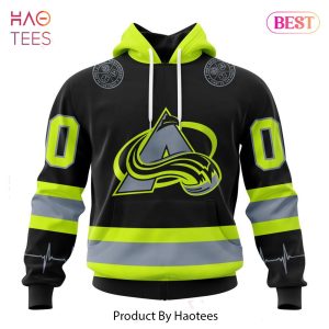 BEST NHL Colorado Avalanche Specialized Unisex Kits With FireFighter Uniforms Color 3D Hoodie