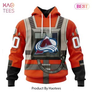 BEST NHL Colorado Avalanche Star Wars Rebel Pilot Design 3D Hoodie