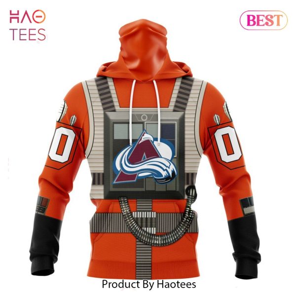 BEST NHL Colorado Avalanche Star Wars Rebel Pilot Design 3D Hoodie
