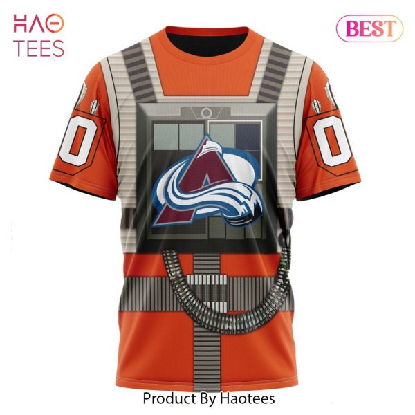 BEST NHL Colorado Avalanche Star Wars Rebel Pilot Design 3D Hoodie