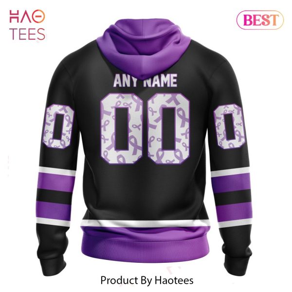 BEST NHL Minnesota Wild Special Black Hockey Fights Cancer Kits 3D Hoodie