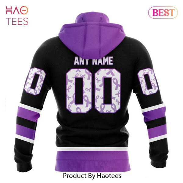 BEST NHL Minnesota Wild Special Black Hockey Fights Cancer Kits 3D Hoodie
