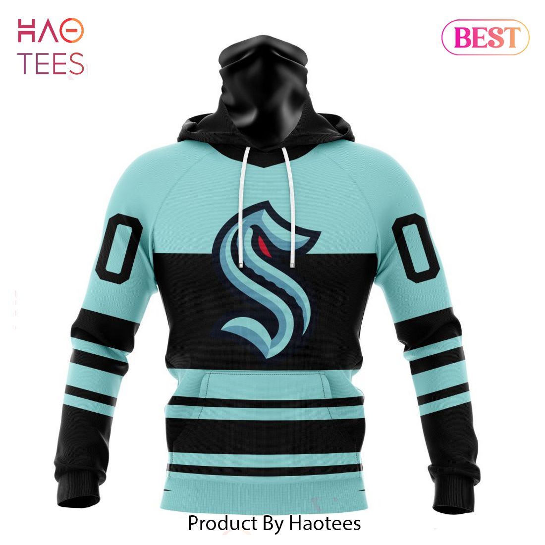 NHL Seattle Kraken Mix Jersey Custom Personalized Hoodie T Shirt