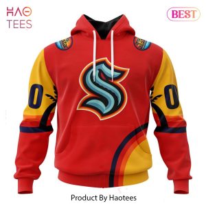 BEST NHL Seattle Kraken Special ALL-Star Game Design With Florida Sunset 3D Hoodie