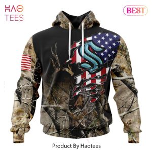 BEST NHL Seattle Kraken Special Camo Realtree Hunting 3D Hoodie BEST NHL Seattle Kraken Special Camo Realtree Hunting 3D Hoodie