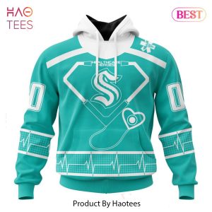 BEST NHL Seattle Kraken Special Design Honoring Healthcare Heroes 3D Hoodie BEST NHL Seattle Kraken Special Design Honoring Healthcare Heroes 3D Hoodie