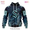 BEST NHL Seattle Kraken Special Design With Skull Art 3D Hoodie
