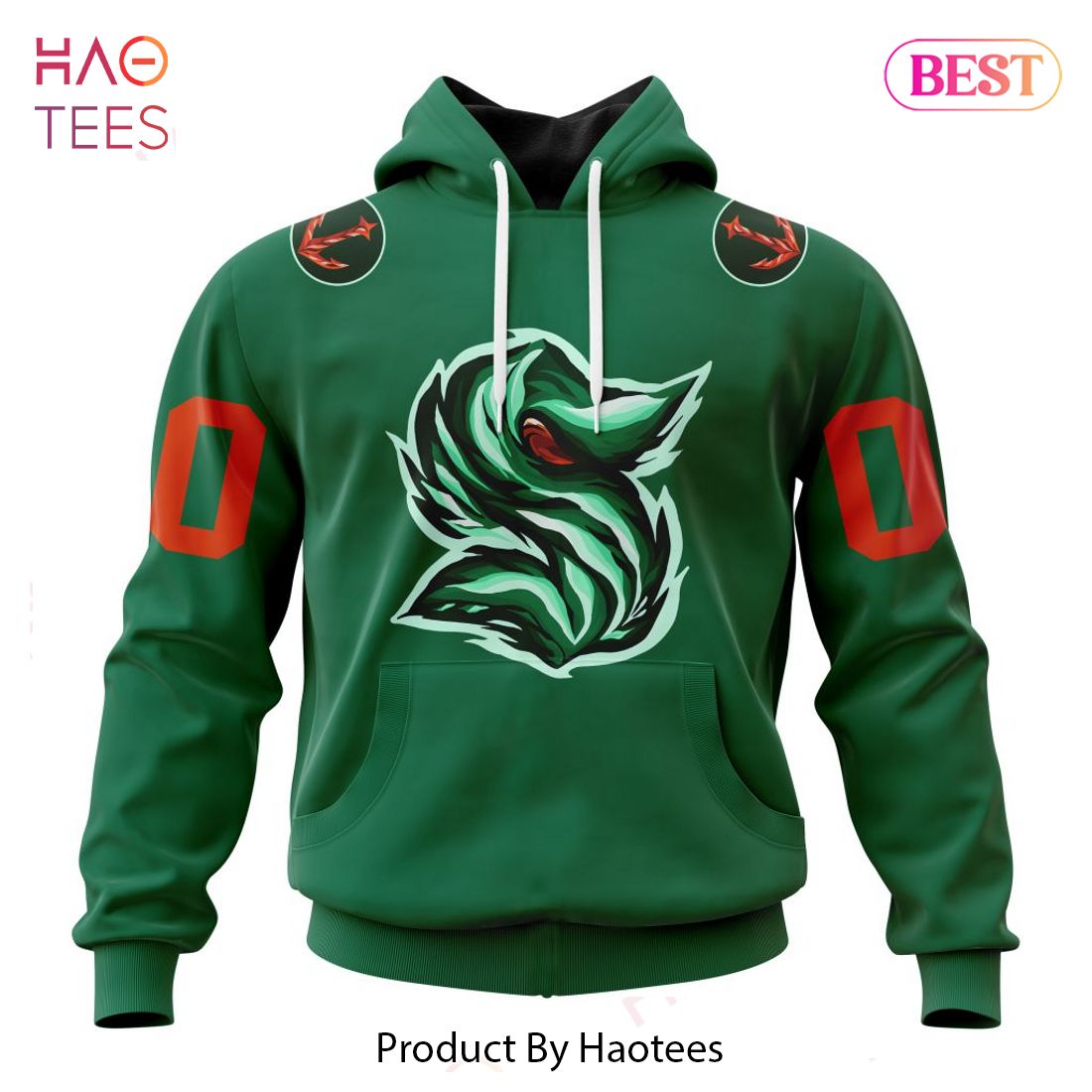 BEST NHL Seattle Kraken Special Green Night 2023 3D Hoodie