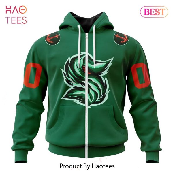 BEST NHL Seattle Kraken Special Green Night 2023 3D Hoodie