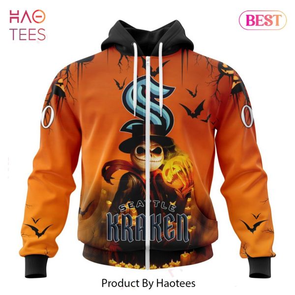 BEST NHL Seattle Kraken Special Halloween Concepts 3D Hoodie