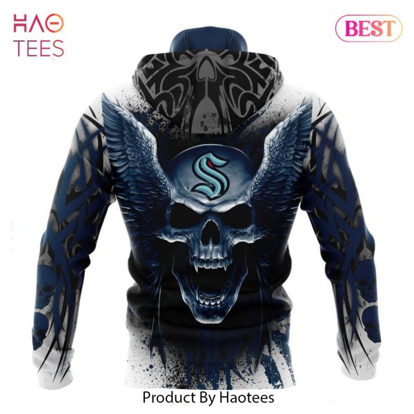 BEST NHL Seattle Kraken Special Kits With Skull Art 3D Hoodie