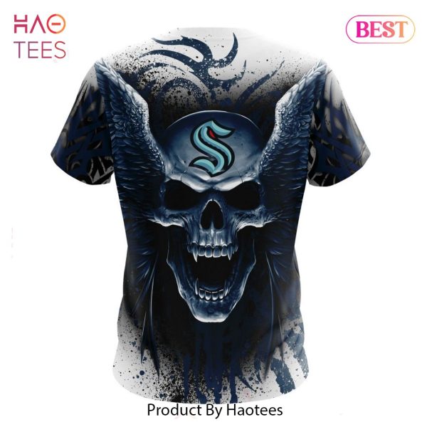 BEST NHL Seattle Kraken Special Kits With Skull Art 3D Hoodie