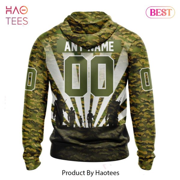 BEST NHL Seattle Kraken Special Military Camo Kits For Veterans Day And Rememberance Day 3D Hoodie