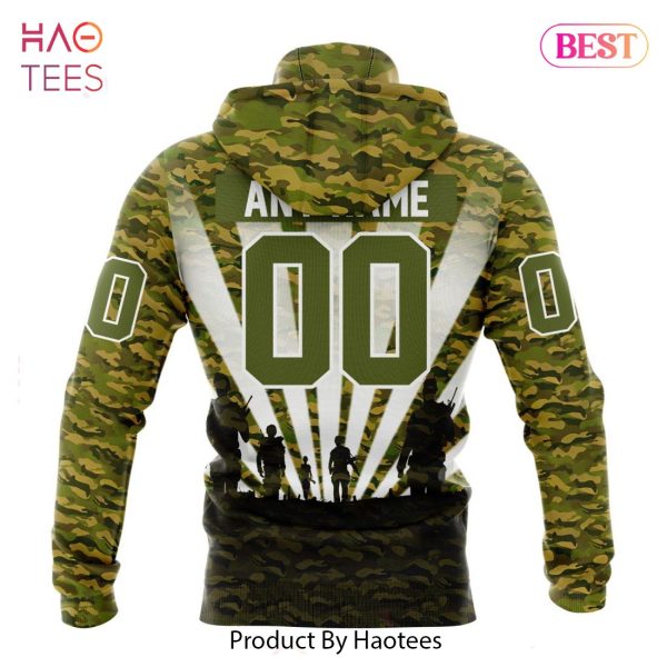 BEST NHL Seattle Kraken Special Military Camo Kits For Veterans Day And Rememberance Day 3D Hoodie