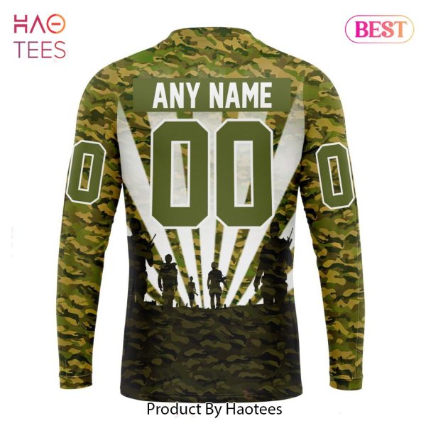 BEST NHL Seattle Kraken Special Military Camo Kits For Veterans Day And Rememberance Day 3D Hoodie