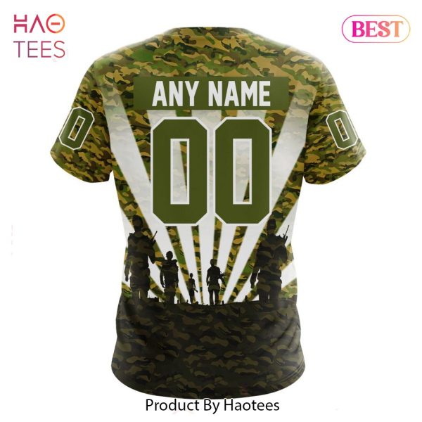 BEST NHL Seattle Kraken Special Military Camo Kits For Veterans Day And Rememberance Day 3D Hoodie