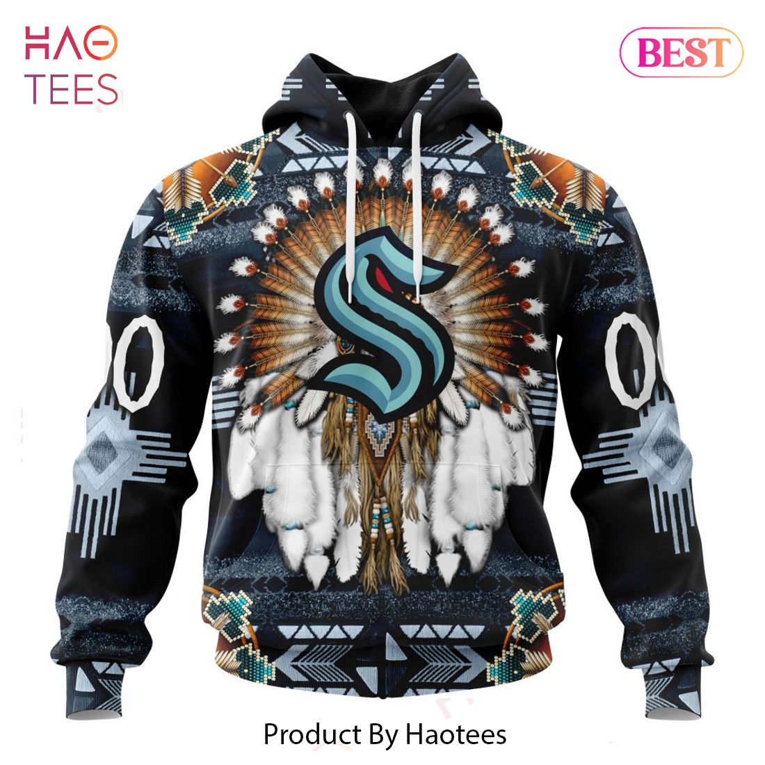 BEST NHL Seattle Kraken Special Native Costume Design 3D Hoodie