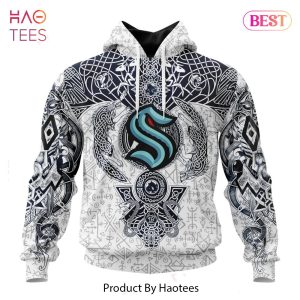 BEST NHL Seattle Kraken Special Norse Viking Symbols 3D Hoodie
