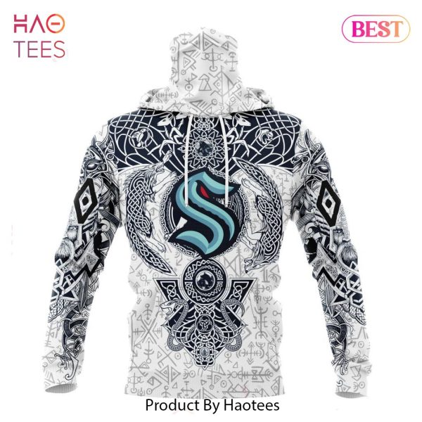 BEST NHL Seattle Kraken Special Norse Viking Symbols 3D Hoodie