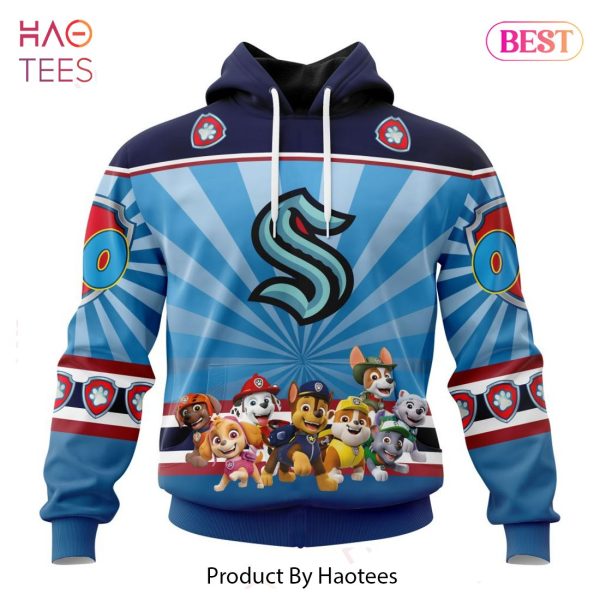 BEST NHL Seattle Kraken Special Paw Patrol Kits 3D Hoodie