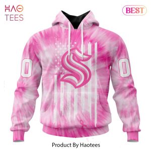 BEST NHL Seattle Kraken Special Pink Tie-Dye 3D Hoodie