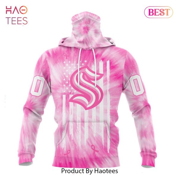 BEST NHL Seattle Kraken Special Pink Tie-Dye 3D Hoodie