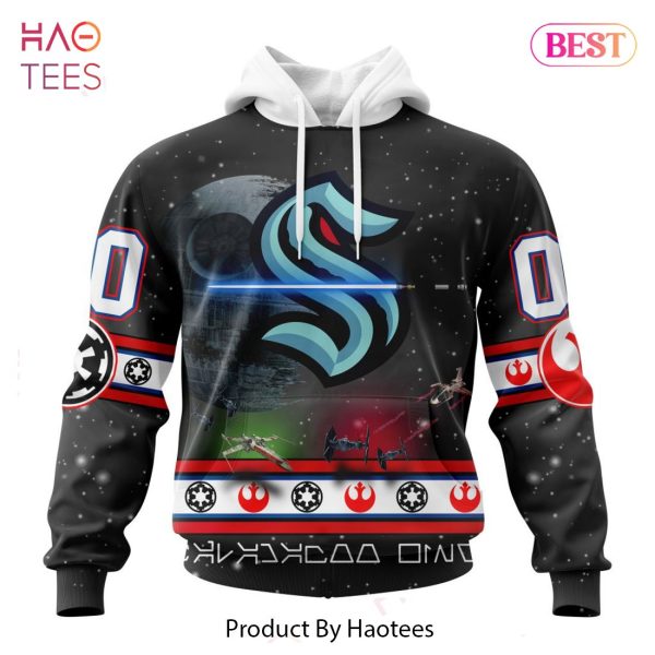 BEST NHL Seattle Kraken Special Star Wars Design 3D Hoodie
