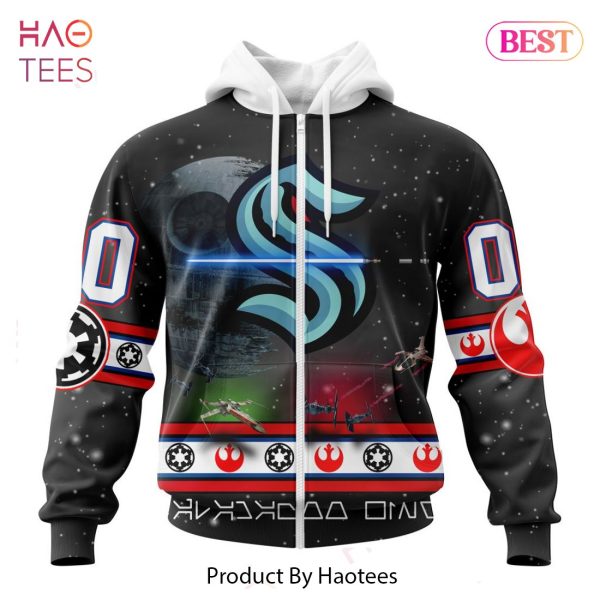 BEST NHL Seattle Kraken Special Star Wars Design 3D Hoodie