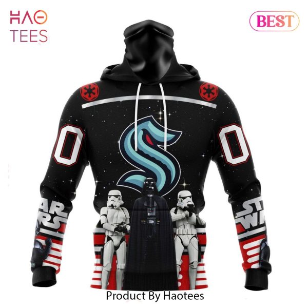 BEST NHL Seattle Kraken Special Star Wars Design May The 4th Be With You 3D Hoodie