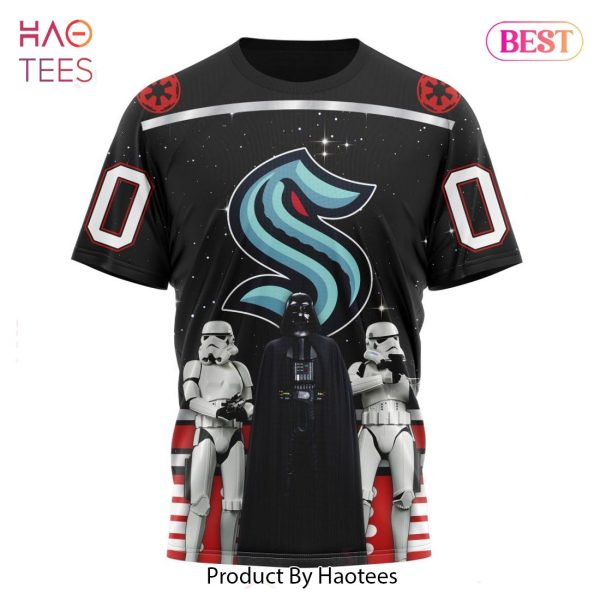 BEST NHL Seattle Kraken Special Star Wars Design May The 4th Be With You 3D Hoodie