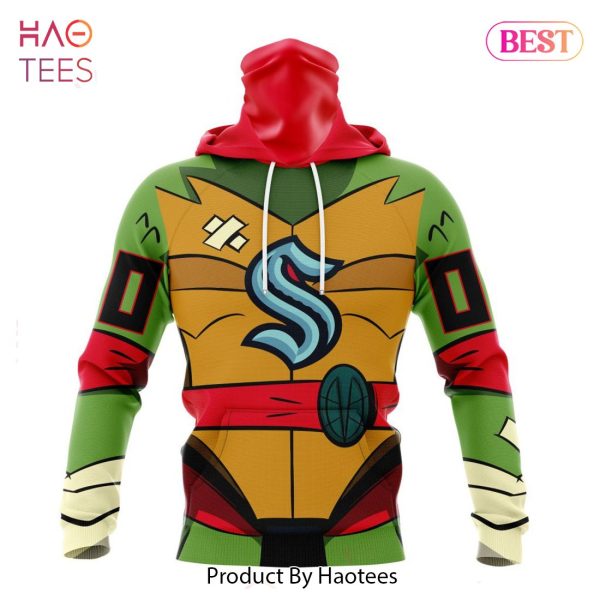 BEST NHL Seattle Kraken Special Teenage Mutant Ninja Turtles Design 3D Hoodie