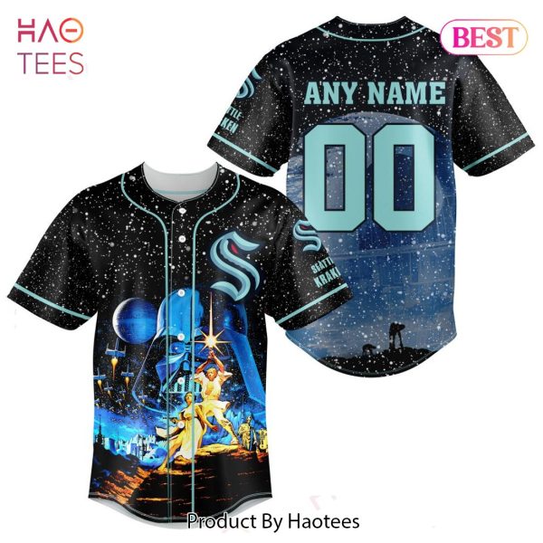 BEST NHL Seattle Kraken Specialized Baseball Jersey With Starwar Concepts 3D Hoodie