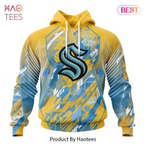BEST NHL Seattle Kraken Specialized Design Fearless Against Childhood Cancers 3D Hoodie