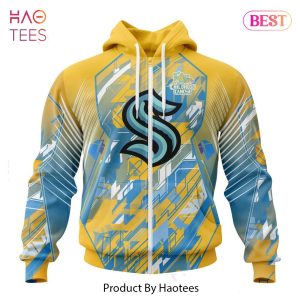 BEST NHL Seattle Kraken Specialized Design Fearless Against Childhood Cancers 3D Hoodie